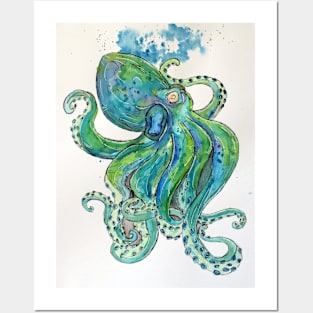 The Mighty Green Kraken Posters and Art